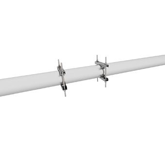 2 brides UNIFIX S ou SF pour poteau diam 90-130mm