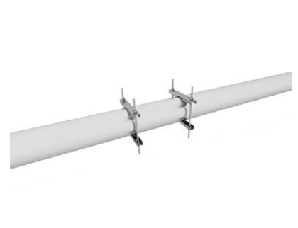 2 brides UNIFIX S ou SF pour poteau diam 130-190mm