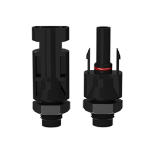 Paire de prises MC4 à encastrer