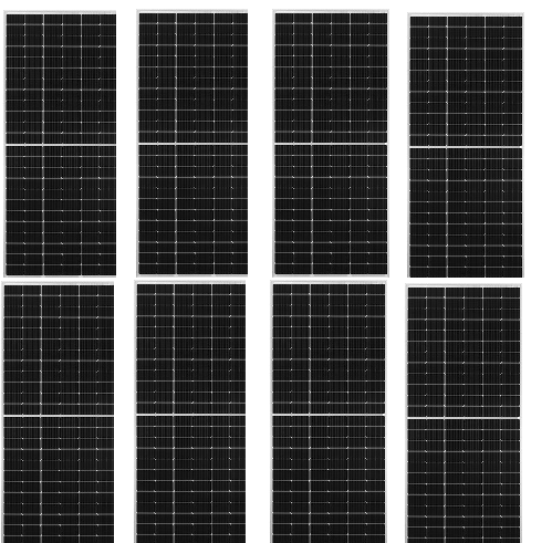 Lot 3 kwc de 8 Panneaux 375 Wc Monocristallins