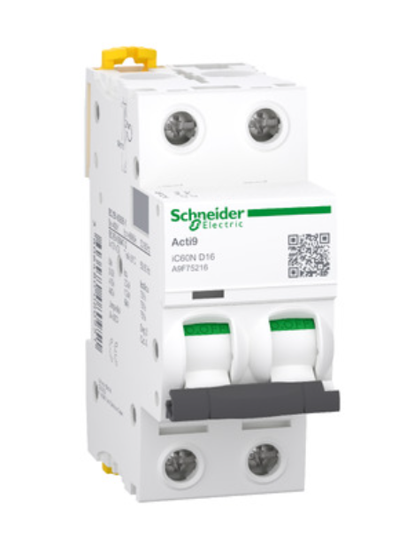 Disjoncteur, Acti9 iC60N, 2P, 16A