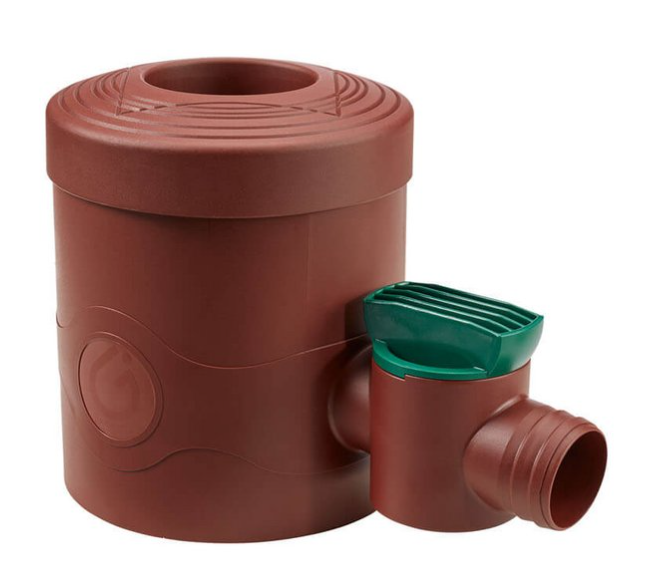 Collecteur avec robinet couleur Brun