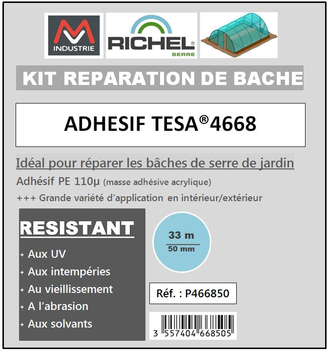 Kit reparation de bache richel