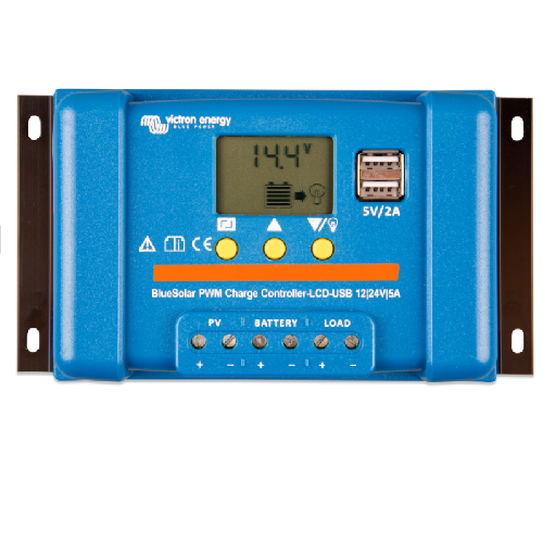 BlueSolar PWM-LCD&USB 12/24V-5A