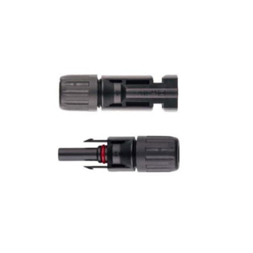 Paire de connecteurs MC4 simples - 1 Male et 1 Femelle