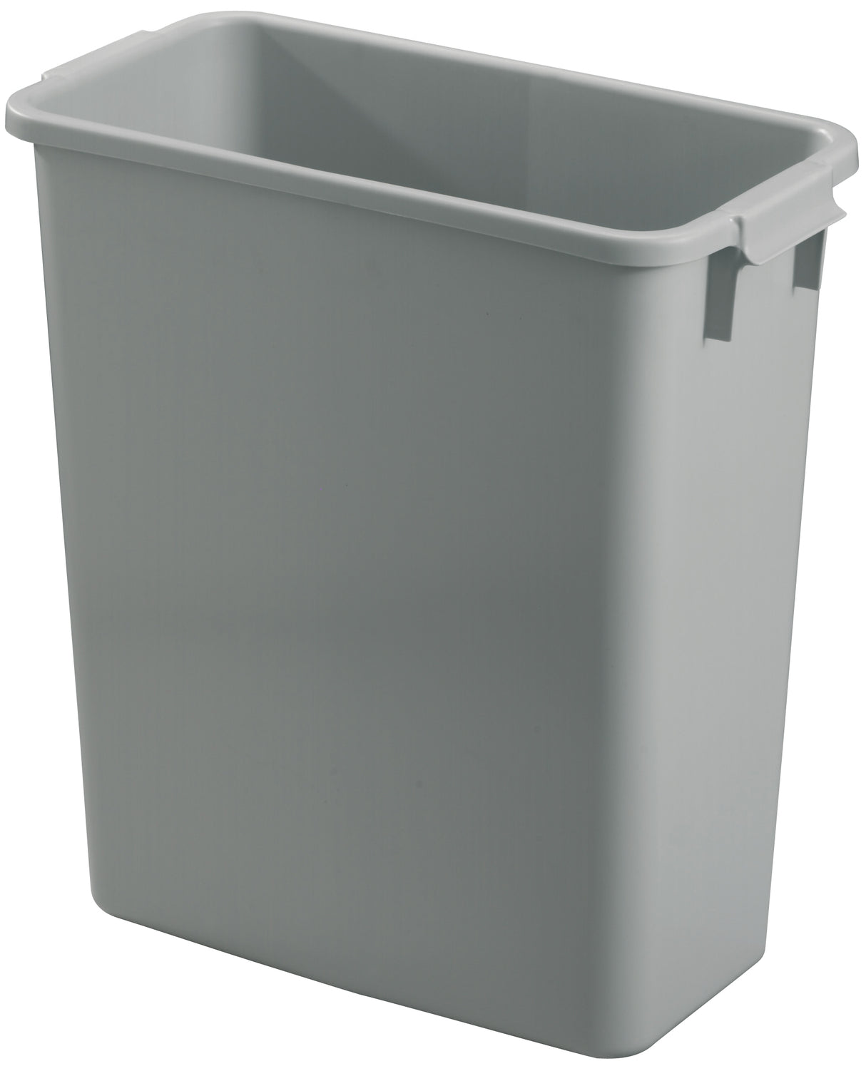 Poubelle de tri rectangulaire 60 Litres grise sans couvercle