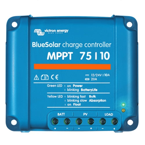 Régulateur solaire 10A 12/24V BlueSolar MPPT 75/10 VICTRON