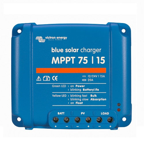 Régulateur solaire 15A 12/24V BlueSolar MPPT 75/15 VICTRON