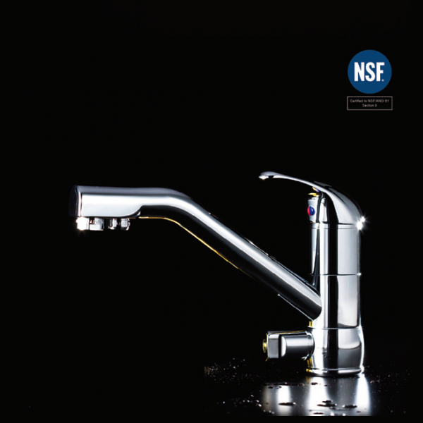 Robinet mitigeur "Classique" chromé avec sortie -Eau filtrée- - HYDROPURE MITC C