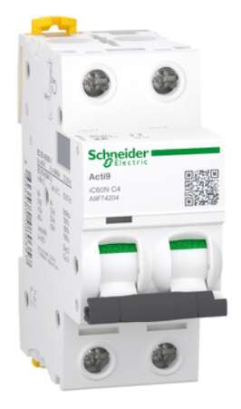 Disjoncteur, Acti9 iC60N, 2P, 4 A