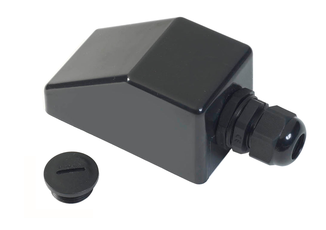 Passe toit noir simple avec presse etouppe