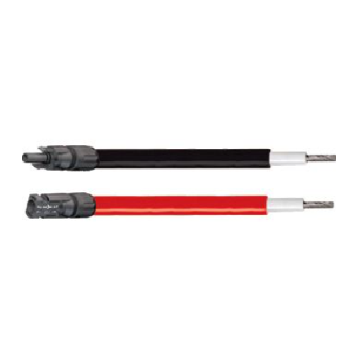 2 X 5 M cables solaires 6 mm2 rouge et noir