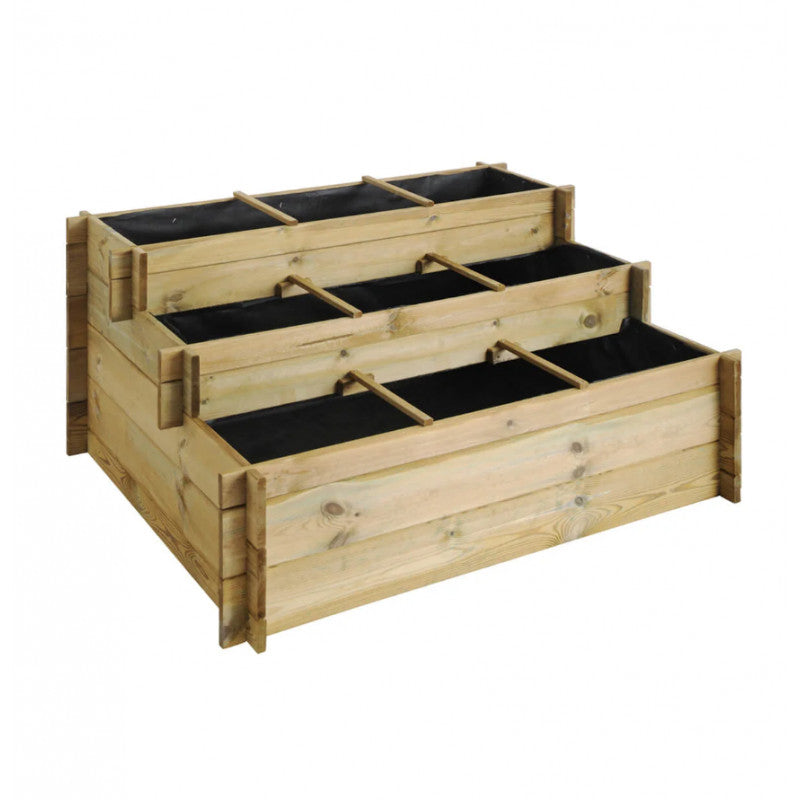 carre UP’ 3 étages - 9 cases - 371 L. - géotextile