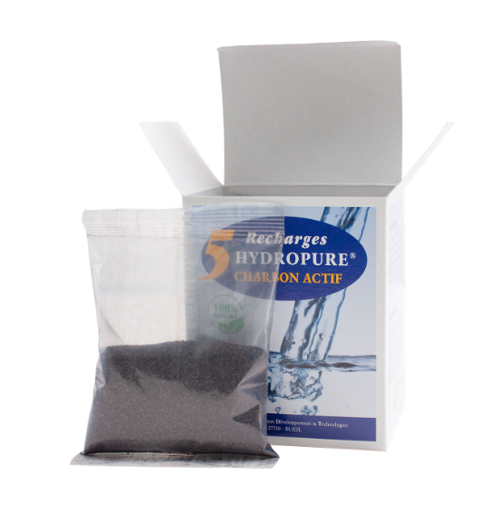 5 recharges filtrantes (filtre charbon actif) RCA Hydropure