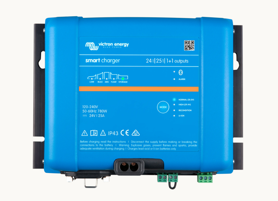 Smart IP43 Charger 24/25(1+1) 120-240V