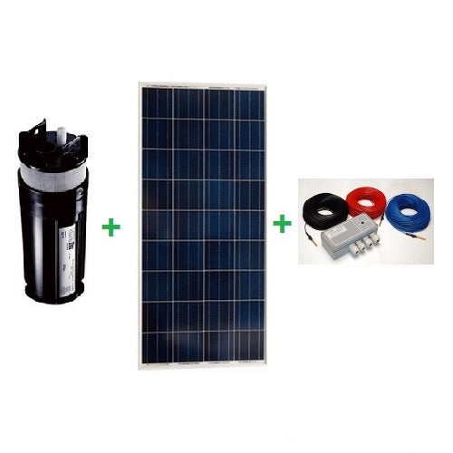 Kit pompage solaire immergé Shurflo 9325 sans batterie - 12V
