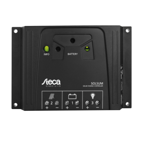 Régulateur solaire STECA Solsum 0606 6A 12/24V