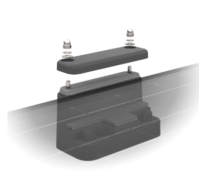 UNIFIX 1.CS40 = 2 supports latéraux pour panneaux solaires