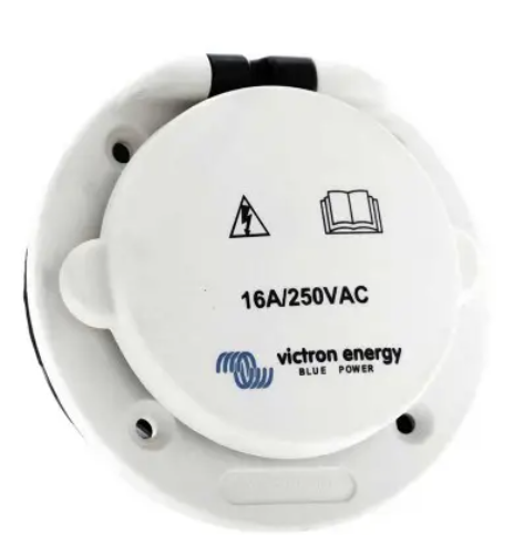 Prise de courant femelle en polyamide avec couvercle 16A/250Vac