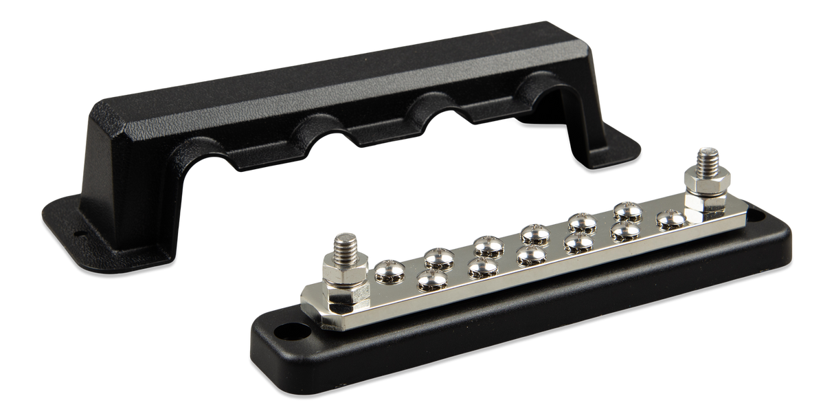 Busbar 250A 2P avec 12 vis plus protection