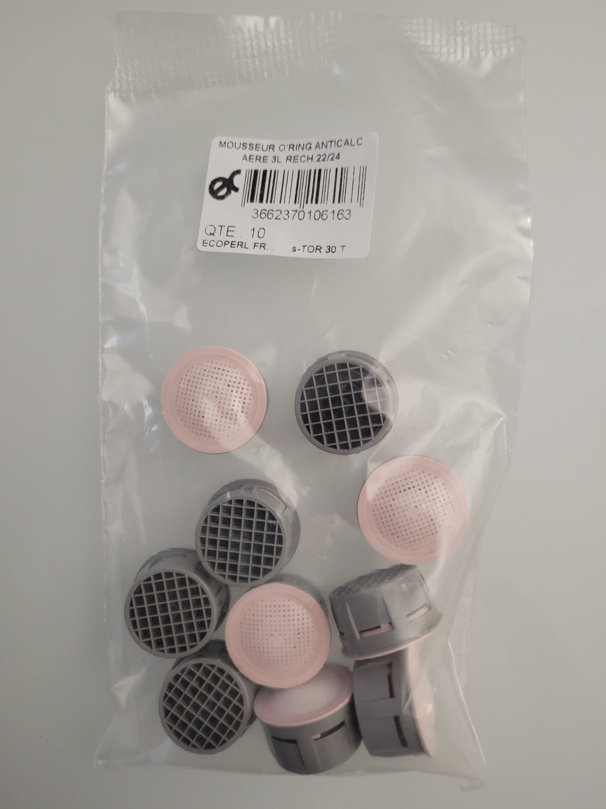 10 X Mousseurs jet aéré 3 litres/mn anti calcaire