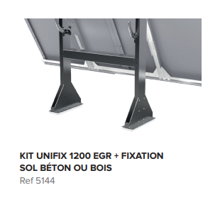 Kit Unifix 1200 EGR + fixation au sol beton ou bois