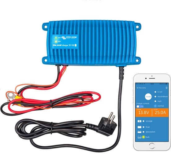 Chargeur de batterie au plomb et lithium-ion Blue Smart IP67 24V et 5A VICTRON