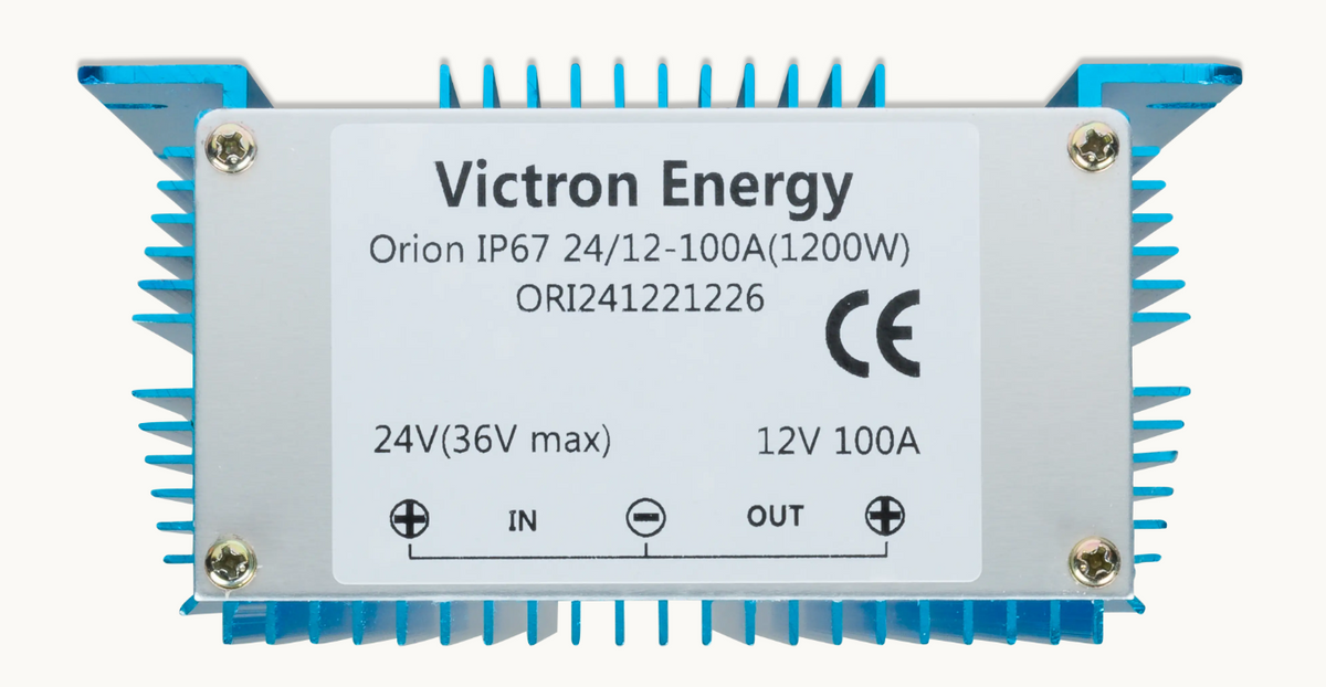 Convertisseur DC/DC Orion 24V - 12V non isolé IP67 et 100A