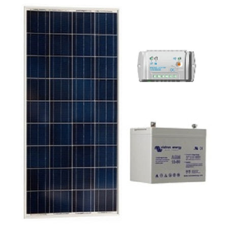 Kit Photovoltaique 55 Wc VICTRON - 12V et batterie 38Ah